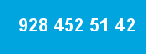 928 452 51 42 928 452 51 42